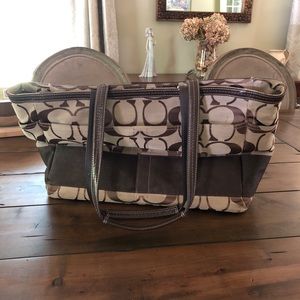 Large Coach Purse Never Used